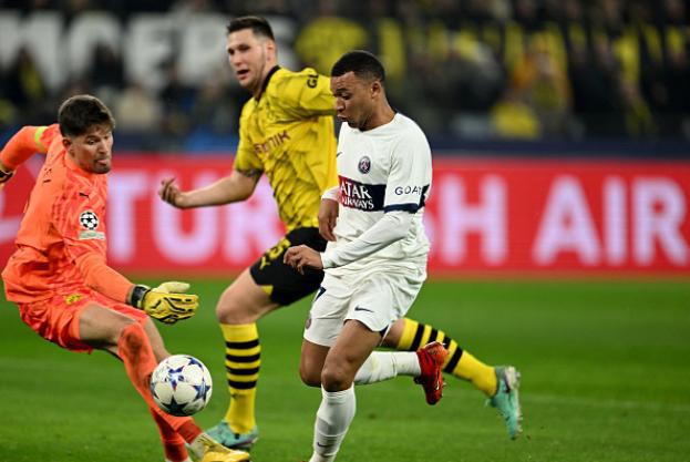 El PSG empató 1-1 con el Dortmund